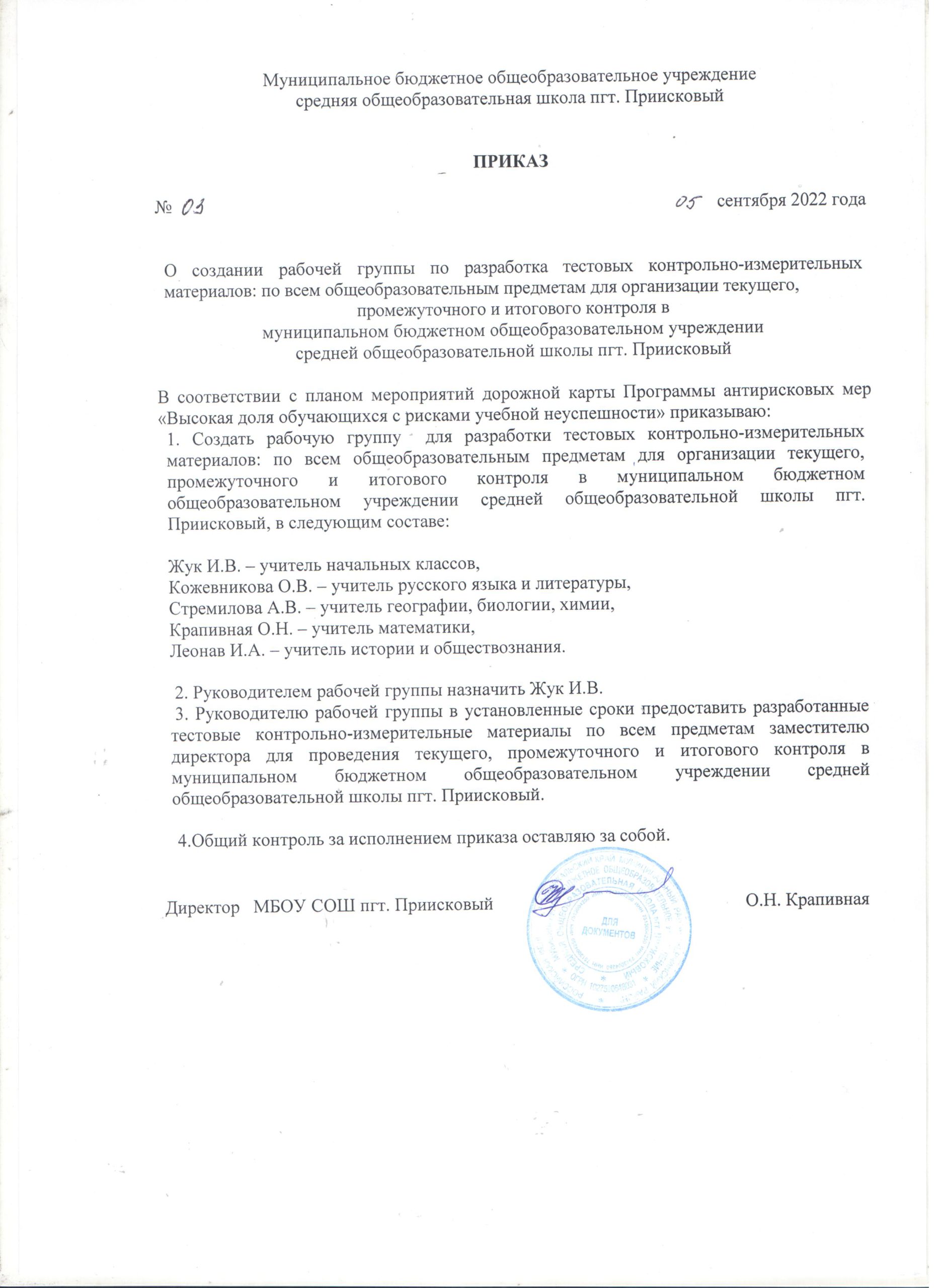 Решение о создании рабочей группы. Приказ о создании рабочей группы по реализации проекта.
